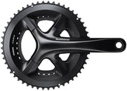 Juego de bielas Shimano 105 FC-RS510 - 175 mm, 11 velocidades, 50/34 dientes, 110 BCD asimétrico, interfaz de eje Hollowtech II, negro