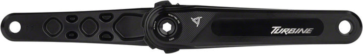 Juego de bielas RaceFace Turbine de 160 mm con montaje directo y eje de 143 mm, interfaz CINCH, aluminio 7050 negro