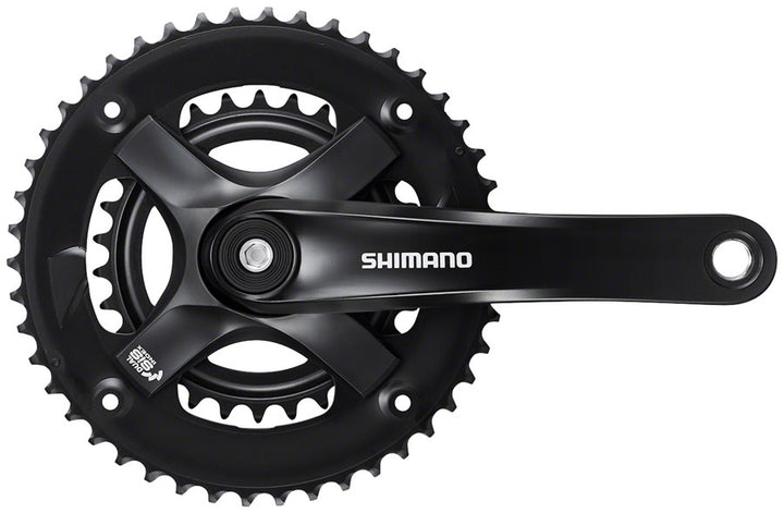 Shimano FC-TY-501-2 Crankset - 175mm 7/8-Speed 46-30t Riveted Square Taper JIS Spindle Interface BLK