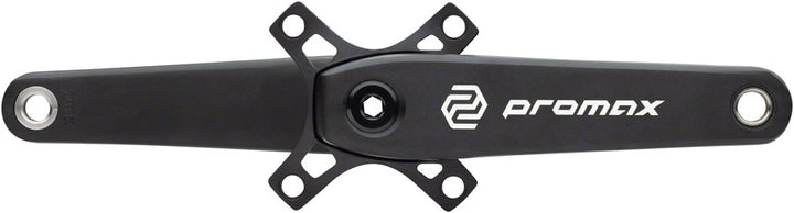 Juego de bielas Promax HF-3 huecas forjadas en caliente - 175 mm, 2 piezas, montaje directo, SRAM, 3 tornillos, eje de 30 mm, negro