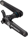 Juego de bielas Promax CF-2 (170 mm, eje de 24 mm, 2 piezas, 68 mm, pedalier inglés incluido, negro)