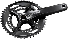 Juego de bielas Shimano GRX FC-RX810-2 - 172,5 mm, 11 velocidades, 48/31 dientes, 110/80 BCD, interfaz de eje Hollowtech II, negro
