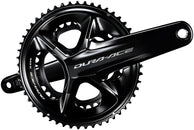 Juego de bielas Shimano Dura-Ace FC-R9200 - 170 mm, 12 velocidades, eje Hollowtech II 54/40 dientes, negro