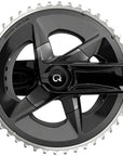 SRAM Rival AXS Crankset Quarq Power Meter - 160mm 12-Speed 48/35t Yaw 107 BCD DUB Spindle Interface BLK D1