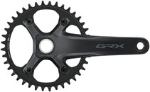 Juego de bielas Shimano GRX FC-RX610-1 - 165 mm, 12 velocidades, 40 dientes, 110 BCD, eje Hollowtech II, interfaz BLK