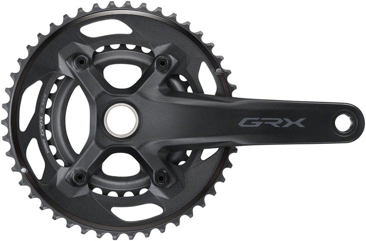 Juego de bielas Shimano GRX FC-RX610-2 - 165 mm, 12 velocidades, 46/30 dientes, 110/80 BCD, eje Hollowtech II, interfaz BLK