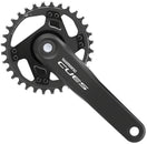 Juego de bielas Shimano CUES FC-U4000-1 - 175 mm, 9/10/11 velocidades, 32 dientes, cono cuadrado remachado, interfaz de eje JIS, negro