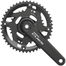 Juego de bielas Shimano CUES FC-4010-2 - 170 mm, 9/10 velocidades, 46/30 dientes, eje Hollowtech II remachado, interfaz negra