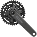 Juego de bielas Shimano CUES FC-U6000-2 - 170 mm, 9/10/11 velocidades, 36/22 dientes, asimétrico, 96 BCD, Hollowtech II BLK