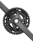 Shimano CUES FC-U6010-2 Crankset - 170mm 11-Speed 46/32t Asymmetric 110 BCD Hollowtech II BLK