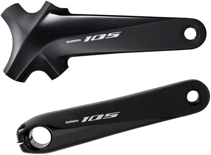 Juego de bielas Shimano 105 FC-R7000 - 160 mm, 11 velocidades, sin juntas tóricas, 110 BCD, brazos de biela Hollowtech, interfaz de eje Hollowtech II, color negro