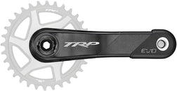 TRP CK-9050 EVO Crankset - 165mm 12-Speed For 68/73mm Frame BB DM CINCH Chainring Interface 30mm Spindle Carbon BLK/Silver