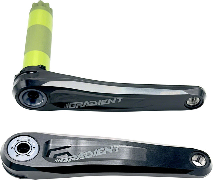 Juego de bielas modulares Full Speed ​​Ahead Gradient 1x (175 mm) Compatible con transmisiones Shimano SRAM de 11/12 velocidades Eje BB392EVO de 30 mm Negro