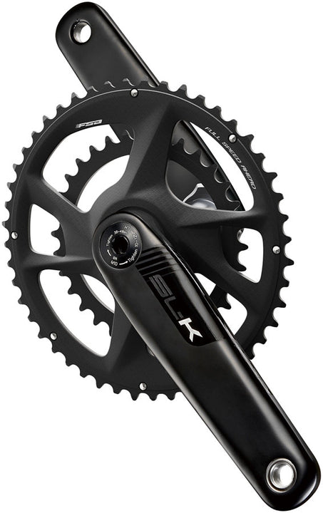 Full Speed Ahead SL-K 2x Modular Carbon Crankset - 172.5mm For Shimano HG+ 12-Speed 52/36t DM/90 BCD 30mm 386EVO Spindle BLK