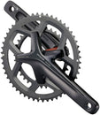 Juego de bielas FSA Gossamer Pro, 2 platos 52/36T, longitud de brazo de 175 mm, 110BCD, eje 386EVO, color negro