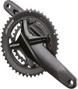 Juego de bielas FSA Gossamer Pro, 2 platos 46/30 dientes, longitud de brazo de 175 mm, eje 386EVO, 120/90BCD, color negro
