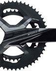 Juego de bielas FSA K-Force, 2 platos 52/36T, longitud de brazo de 172,5 mm, 110BCD, eje 386EVO, color negro