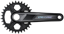 Juego de bielas Shimano Deore FC-M6130-1 (170 mm, 12 velocidades, 32 dientes), color negro