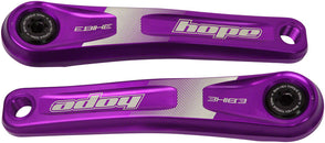 Juego de bielas Hope para bicicleta eléctrica - 155 mm ISIS Specialized Offset Purple