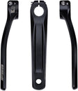 Juego de bielas para bicicleta eléctrica Shimano STEPS E8000/E7000/E6100, Full Speed ​​Ahead CK-751, 170 mm, pernos estriados en S, color negro