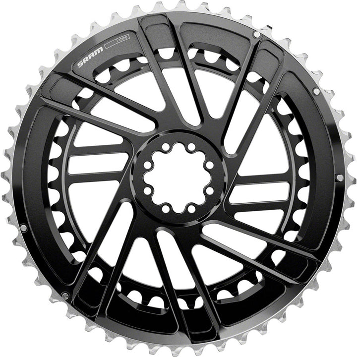 Kit de platos SRAM Force 2x - 50/37 dientes, 2x12 velocidades, 8 tornillos, montaje directo, negro, E1