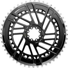 Kit de platos SRAM Force 2x - 48/35 dientes, 2x12 velocidades, 8 tornillos, montaje directo, negro, E1