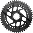 Kit de platos SRAM Rival 2x - 48/35 dientes, 2x12 velocidades, 8 tornillos, montaje directo, negro, E1