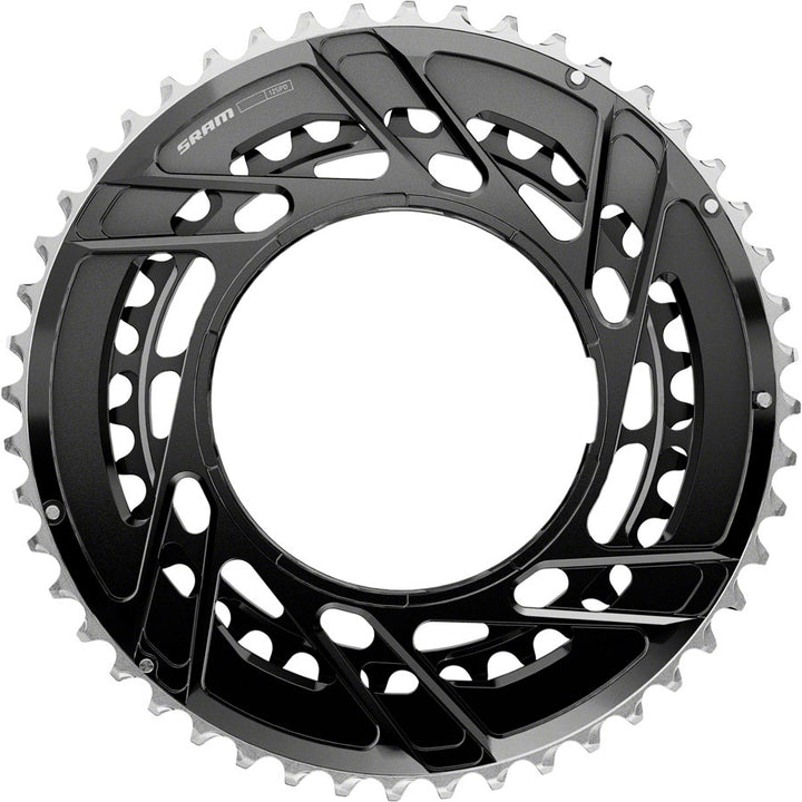 Plato SRAM Force 2x con rosca - 46/33 dientes, 12 velocidades, con rosca para Force E1 AXS PM Spider BLK E1