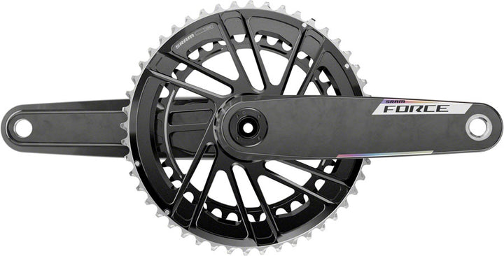Juego de bielas SRAM Force - 175 mm, 12 velocidades, 46/33 dientes, 8 tornillos, eje DUB de montaje directo, carbono E1