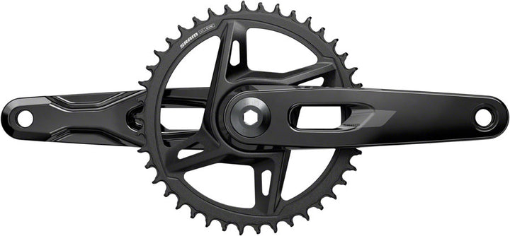 Juego de bielas SRAM Rival 1x XPLR Wide - 170 mm, 12/13 velocidades, 42 dientes, 8 tornillos, eje DUB de montaje directo, negro E1