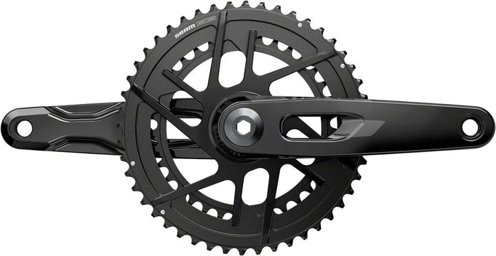 Juego de bielas SRAM Rival - 170 mm, 12 velocidades, 48/35 dientes, 8 tornillos, eje DUB de montaje directo, BLK E1
