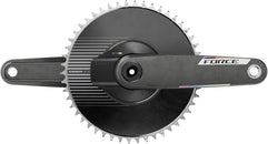 Juego de bielas SRAM Force 1 AXS con medidor de potencia, 172,5 mm, 12 velocidades, 50 dientes, plato Aero PM, eje DUB de 8 tornillos, montaje directo, carbono E1