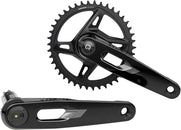 Juego de bielas SRAM Rival 1x XPLR AXS con medidor de potencia, ancho, 160 mm, 12/13 velocidades, 42 dientes, 8 tornillos, montaje directo, eje DUB PM, negro E1