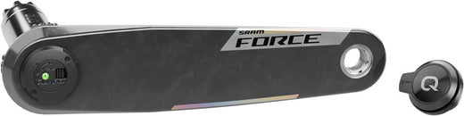 Conjunto de eje de manivela SRAM Force AXS Wide Left con medidor de potencia - Eje DUB PM de 172,5 mm, 12/13 velocidades, Carbono E1