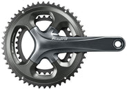 Juego de bielas Shimano Tiagra FC-4700 - 165 mm, 10 velocidades, 48/34 dientes, 110 BCD asimétrico, interfaz de eje Hollowtech II, color gris