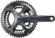 Juego de bielas Shimano Tiagra FC-4700 - 175 mm, 10 velocidades, 52/36 dientes, 110 BCD asimétrico, interfaz de eje Hollowtech II, color gris