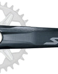 Shimano SLX FC-M7100-1 Crankset - 165mm 12-Speed 1x Direct Mount Hollowtech II Spindle Interface BLK