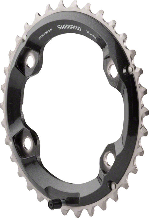 Plato exterior Shimano XT M8000 de 34 dientes y 96 mm, 11 velocidades, para juego de 34 a 24 dientes