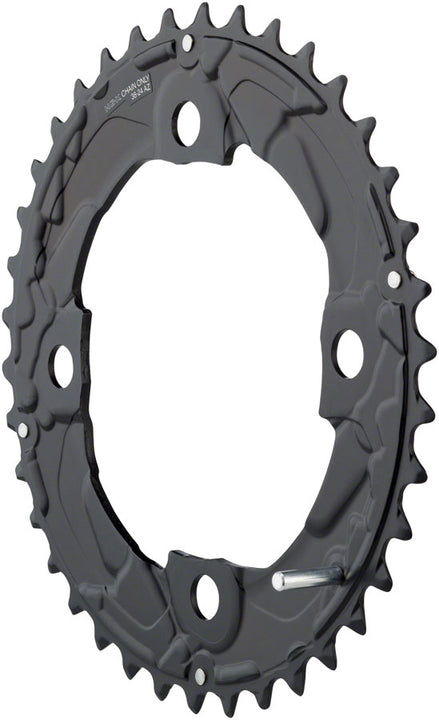Plato Shimano Deore FC-M617 - 38 dientes, 10 velocidades, 104 mm BCD para juego de 38-24 dientes