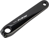 Biela izquierda Shimano 105 FC-R7000 de 172,5 mm, color negro