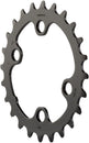 Plato Shimano Deore FC-M6000 - 24 dientes, 10 velocidades, 64 mm, BCD asimétrico, juego de 34-24 dientes