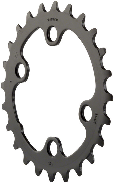 Plato Shimano Deore FC-M6000 - 24 dientes, 10 velocidades, 64 mm, BCD asimétrico, juego de 34-24 dientes