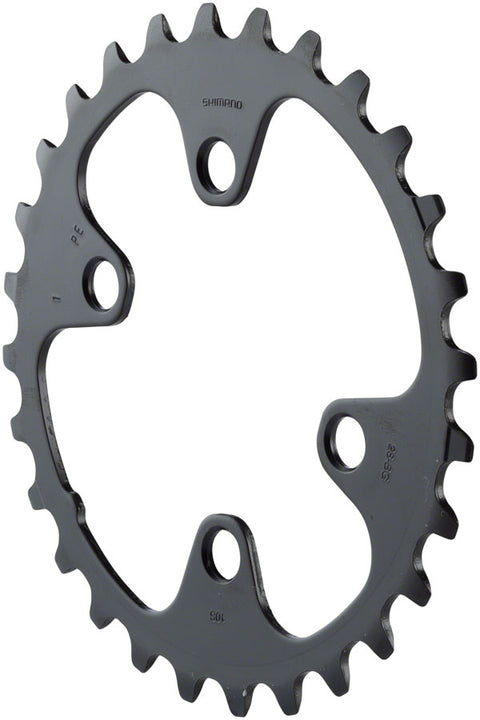 Plato Shimano Deore FC-M6000 - 26 dientes, 10 velocidades, 64 mm, BCD asimétrico, juego de 36-26 dientes