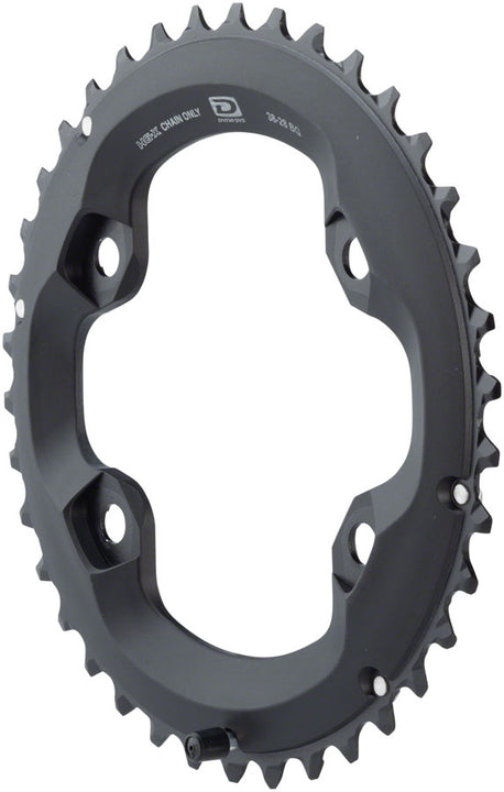 Plato Shimano Deore FC-M6000 - 34 dientes, 10 velocidades, 96 mm, BCD asimétrico, juego de 34-24 dientes