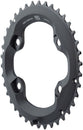 Plato Shimano Deore FC-M6000 - 38 dientes, 10 velocidades, 96 mm, BCD asimétrico, juego de 38-28 dientes
