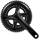 Juego de bielas Shimano 105 FC-RS520 - 172,5 mm, 12 velocidades, 50/34 dientes, 110 BCD asimétrico, interfaz de eje Hollowtech II, negro