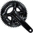 Juego de bielas Shimano 105 FC-R7100 - 165 mm, 12 velocidades, 50/34 dientes, 110 BCD asimétrico, interfaz de eje Hollowtech II, negro
