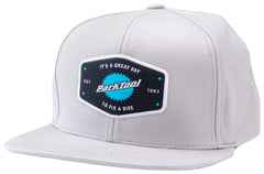Gorra Park Tool HAT-10XL Snapback - Gris claro (extragrande)