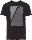 Black Diamond Block Print Mountain Tee - Black Mens Small