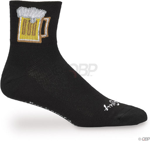 Calcetines clásicos para bebidas SockGuy - 3" Negros Talla L/XL